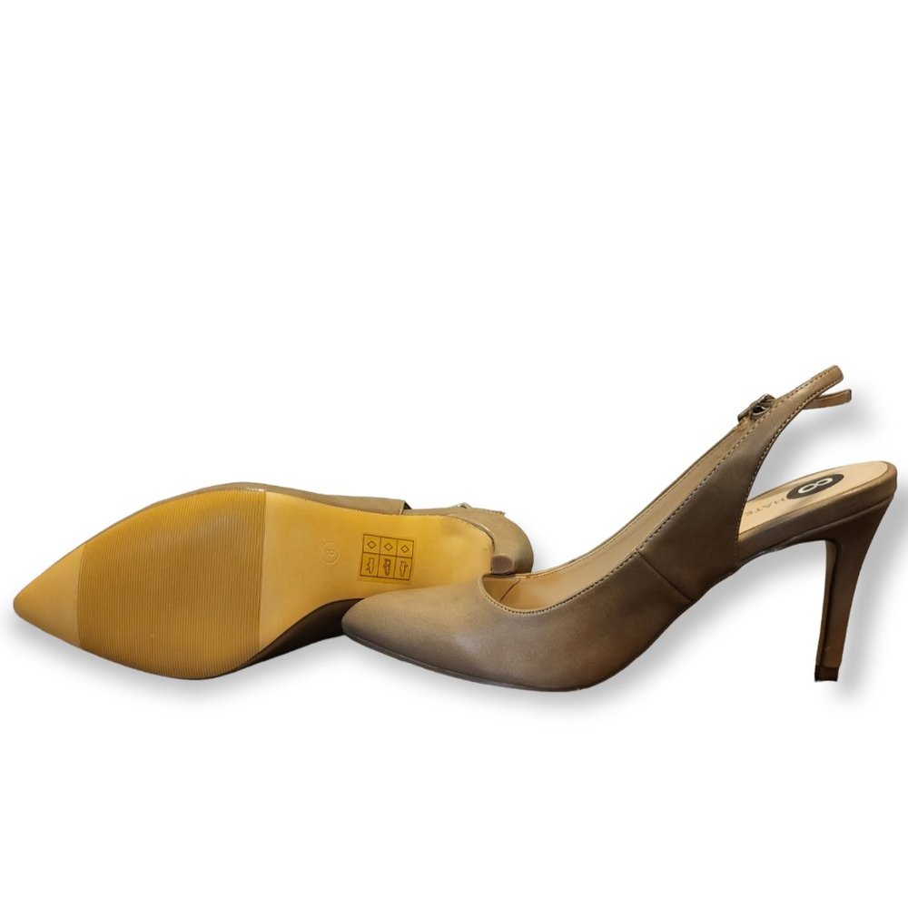 Tan Kitten heels
